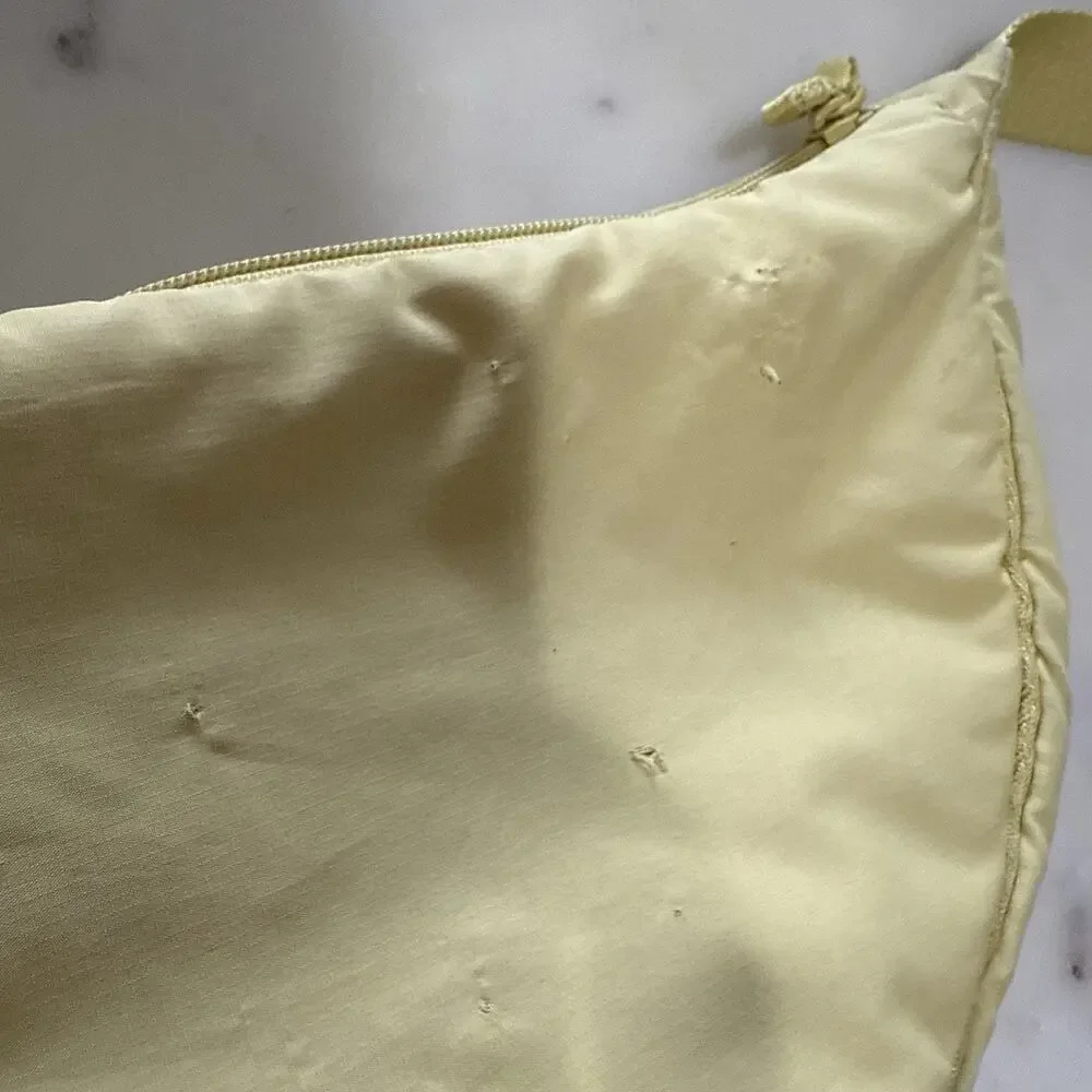 Uniqlo Round Crescent Mini Shoulder Bag Crossbody Sling, Yellow